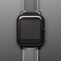 Customizable Open-Square Touchscreen Smart Wristwatch, Multi-Sensor Programmable Wearable With Extended Standby Runtime