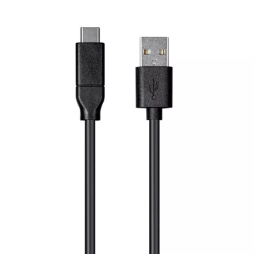 Short‑Length Usb‑A To Usb‑C Cable High‑Speed Sync And Power Delivery Cord