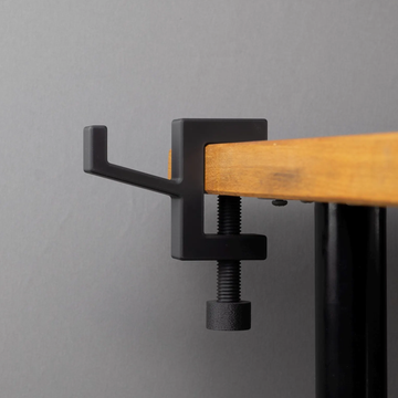 Clamp-On Desk Headset Hanger, Adjustable Mount Hook For Gaming Headsets And Audio Accessories