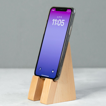Triangular Tabletop Device Cradle Stand, Universal Smartphone And Compact Tablet Support Holder